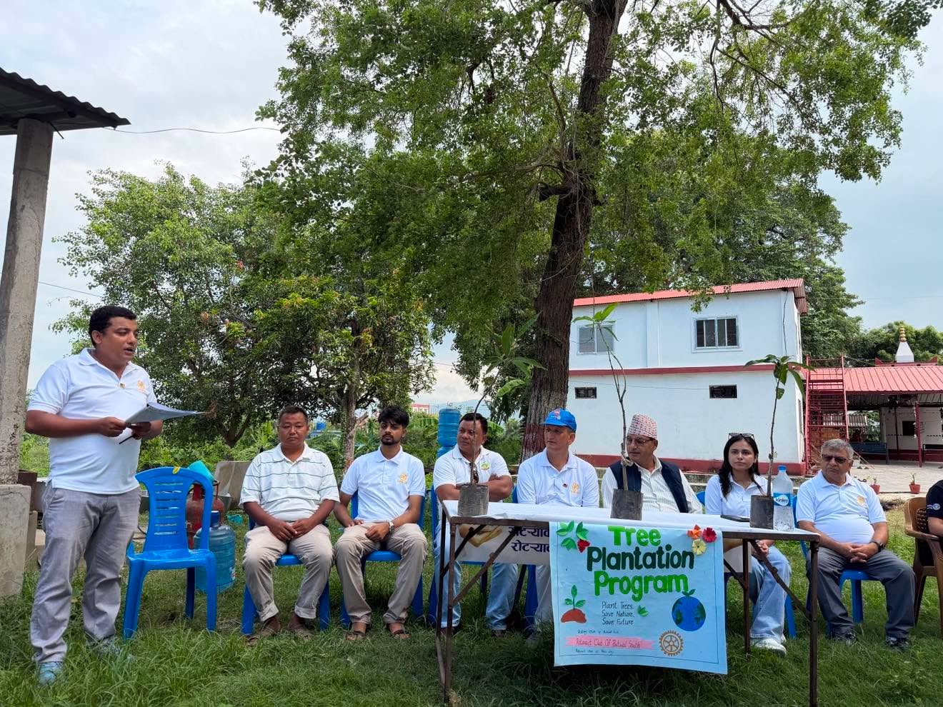 Tree Plantation Program with Rotary and Rotaract
